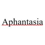 The word Aphantasia with a red line underneath meaning it is misspelled.