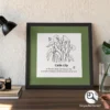 calla lily wall art