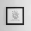 Calla Lily Inspiration | Botanical Line Art Print | Hidden Object Floral Wall Art | 8x8