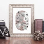 cameo-meadow-fine-art-archival-print-hidden-object-line-and-blossom-hero botanical wall art print Line & Blossom Design