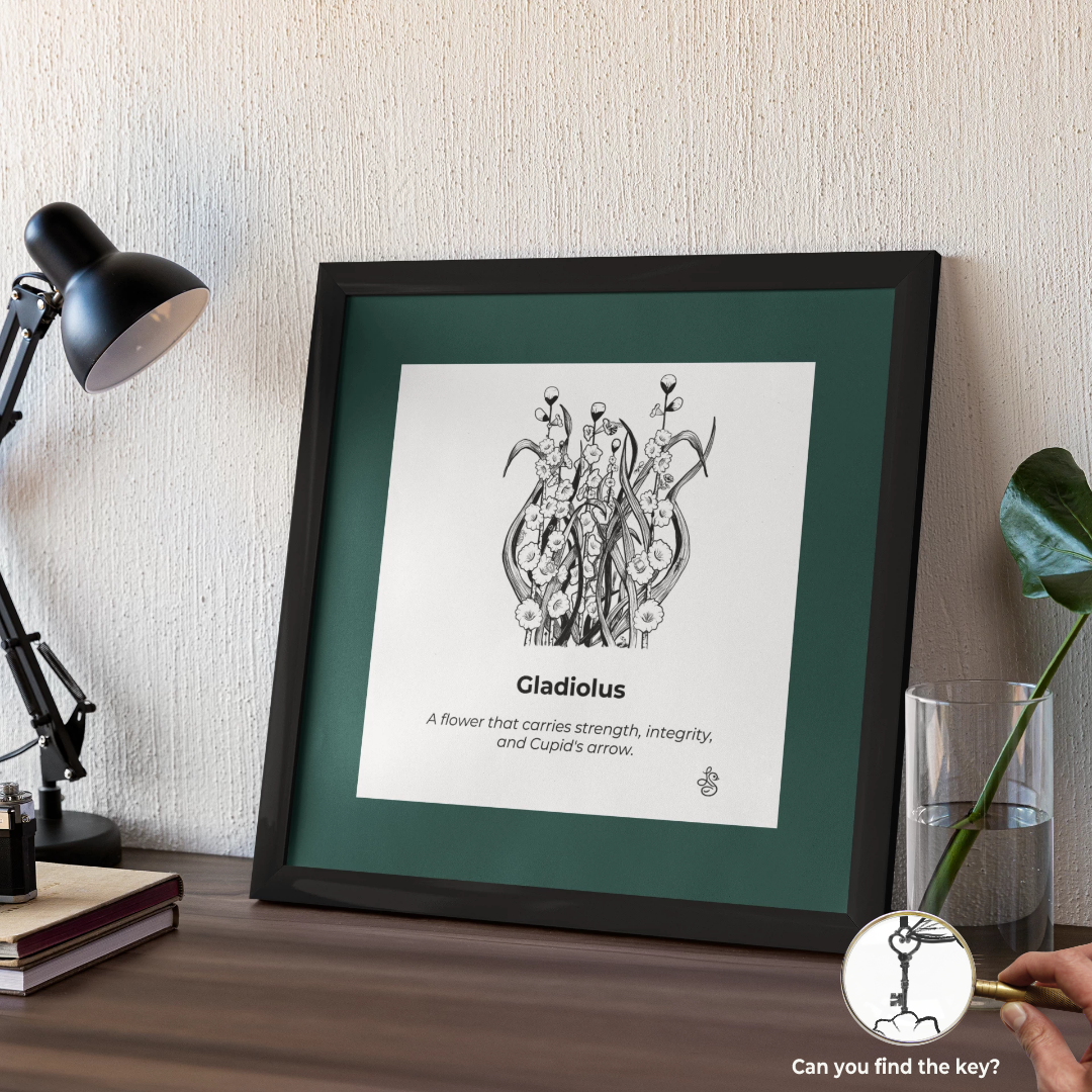 gladiolus wall art