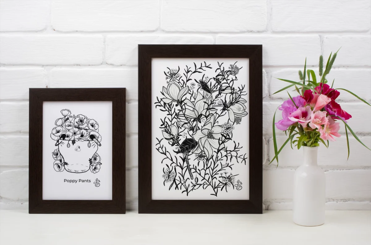 magnolia tangled garden and poppy pants