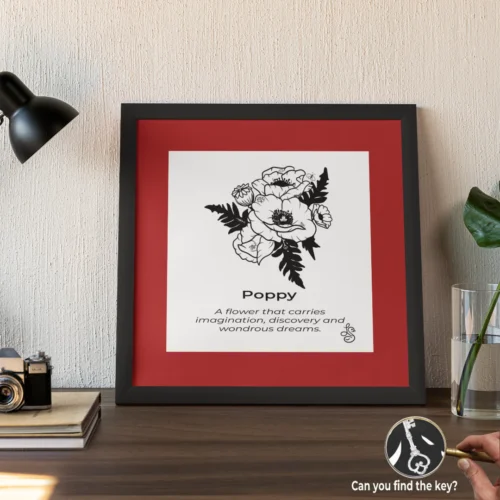 poppy wall art