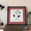 rose wall art