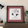 rose wall art