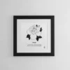 Rose Inspiration | Botanical Line Art Print | Hidden Object Floral Wall Art | 8x8