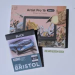 going digital. Blick bristol pad with box for XPPen.