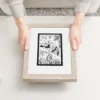 Fragrant Gathering by Line & Blossom Design shows a woman's hands holding an 8x10 frame matted to 5x7