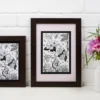 Fragrant Gathering by Line & Blossom Design showing 2 frame options for the 5x7 art.