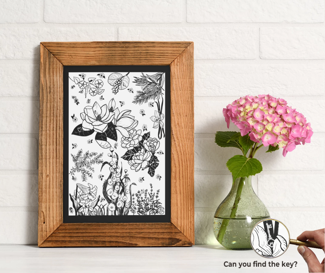 botanical collage