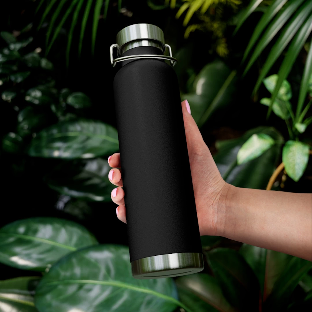 Fieldside Botanical Insulated Water Bottle | 22oz | Black