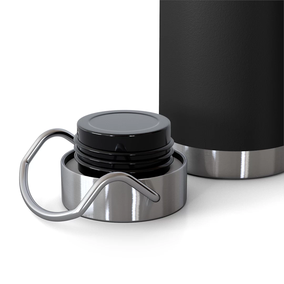 Fieldside Botanical Insulated Water Bottle | 22oz | Black