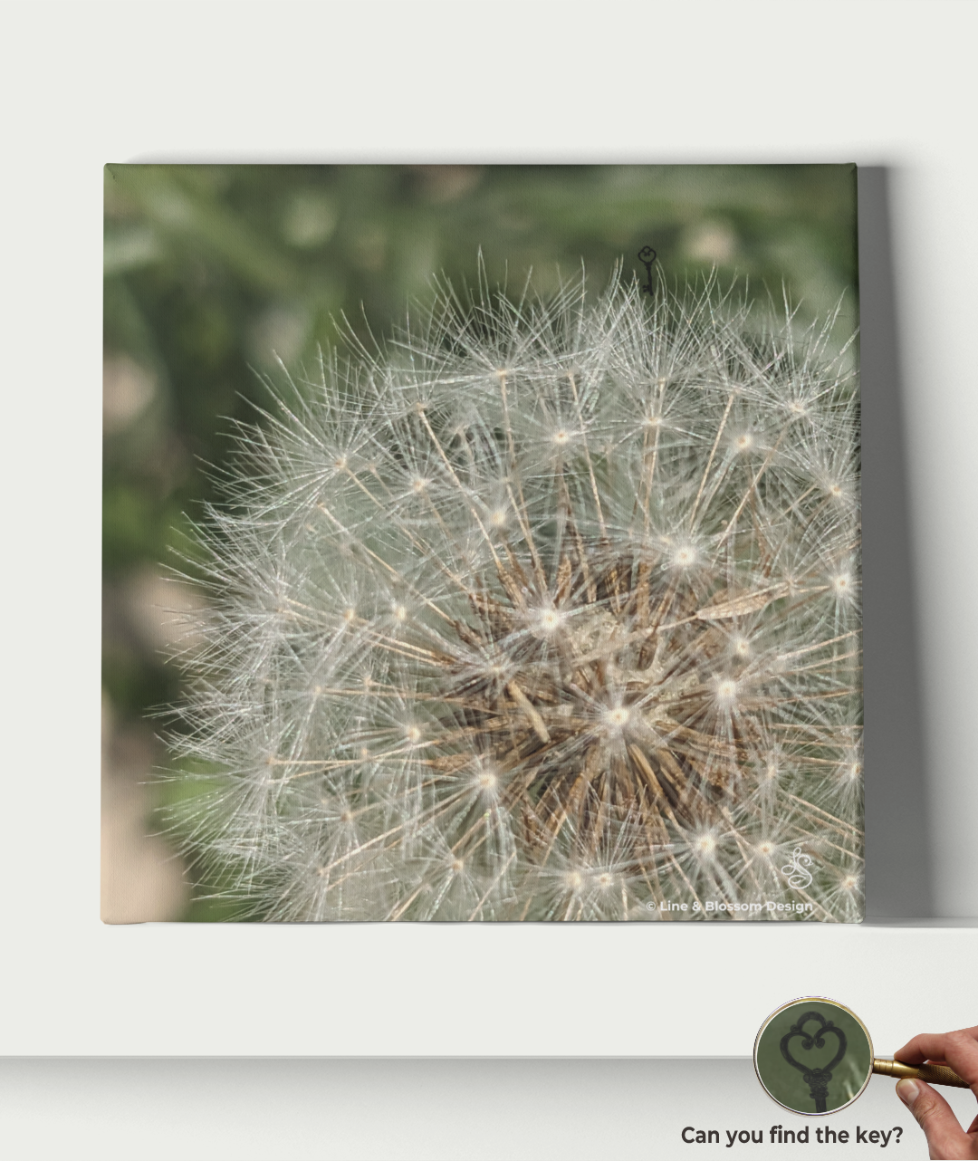 dandelion wall art