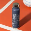 drifting-blossoms-22oz-copper-insulated-water-bottle-line-and-blossom-silver-ink-navy-bottle floral insulated water bottle