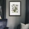 Lily Behind the Veil | Botanical Lily Print | 11x14 Giclée Archival Print | Line & Blossom Design