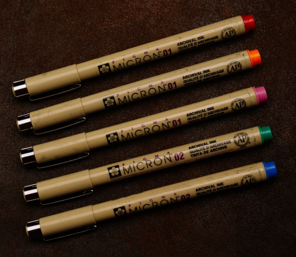 drawing pens